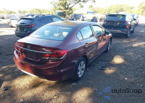 2014 Honda Civic Lx z USA, uszkodzony, nr VIN 19XFB2F57EE256248